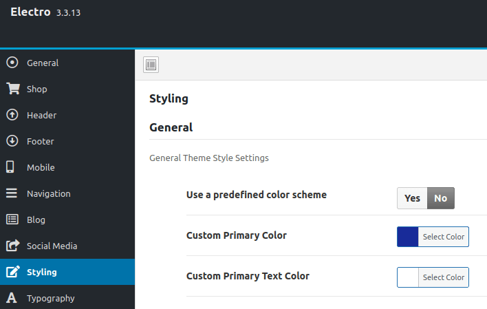 FiboFilters: set custom color for Electro theme