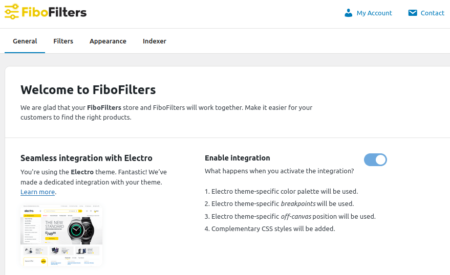 FiboFilters: enable integration with Electro theme