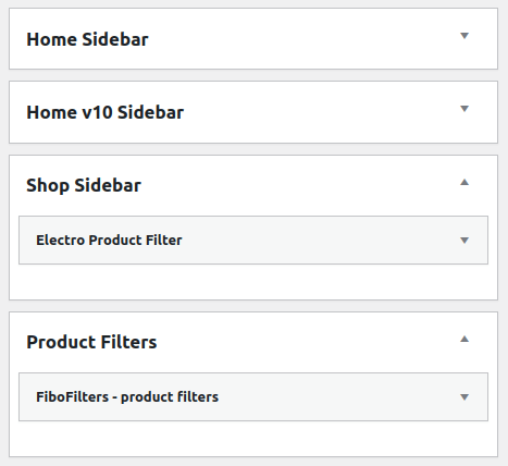 FiboFilters: add filters to Electro sidebar