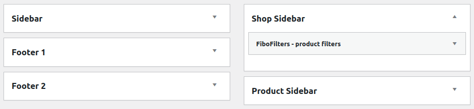 FiboFilters: Flatsome sidebar widget