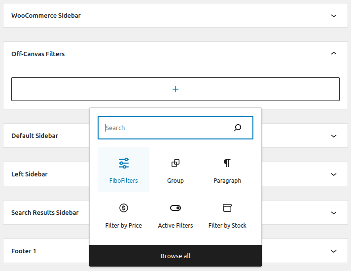 FiboFilters: add filters to OceanWP off-canvas