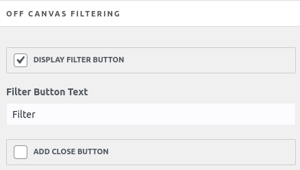 OceanWP: enabling off-canvas filters