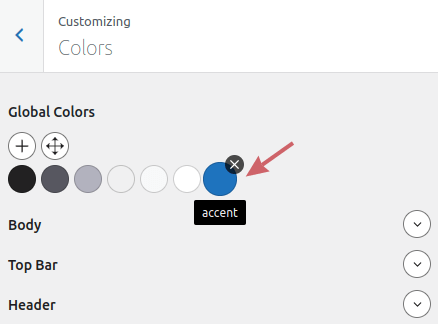 GeneratePress color palette