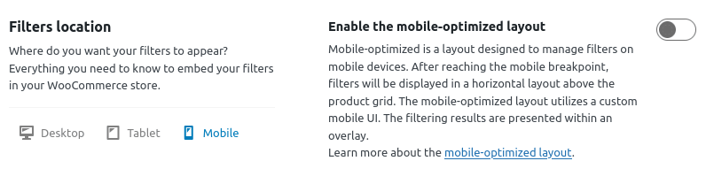 FiboFilters: disable mobile optimized layout