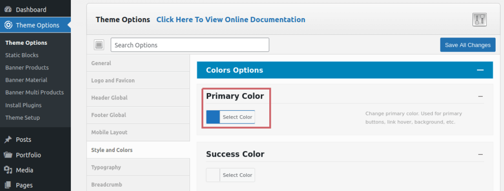 Elessi: set primary color