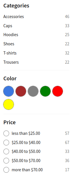 FiboFilters: the default color overridden