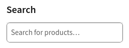 FiboFilters: search filter type
