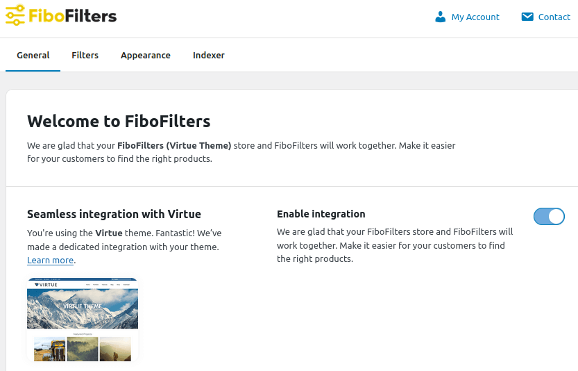 FiboFilters: enable integration with the Virtue theme