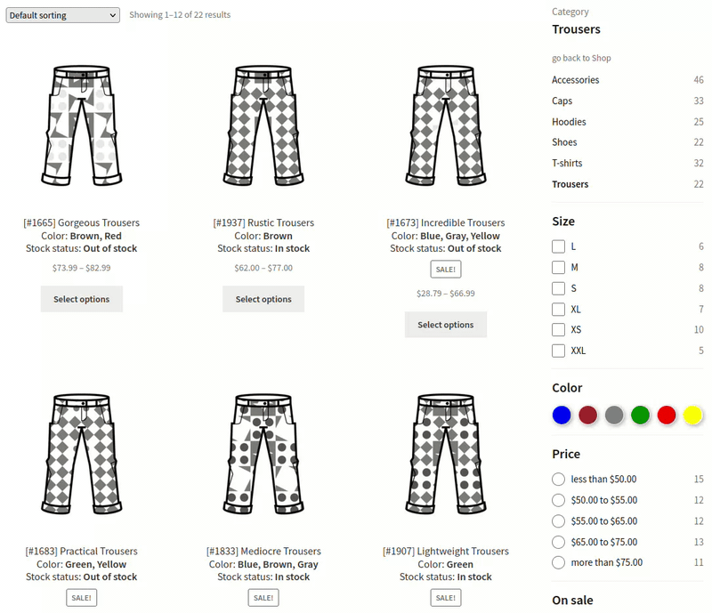 FiboFilters: adjust variable product images and links by selected attributes