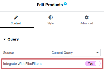 FiboFilters: enable integration with The7 Elementor Products widget
