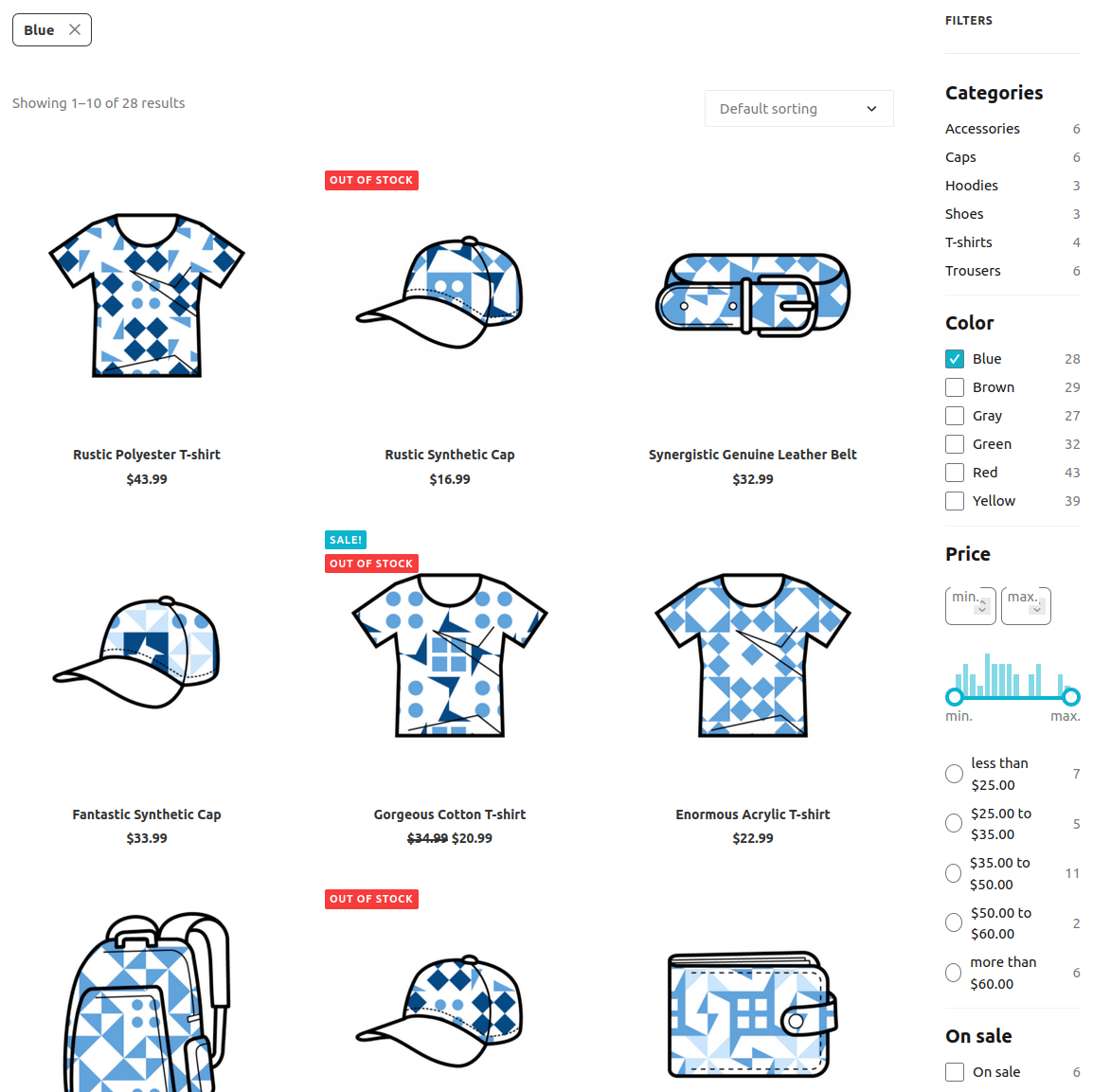FiboFilters in Uncode sidebar