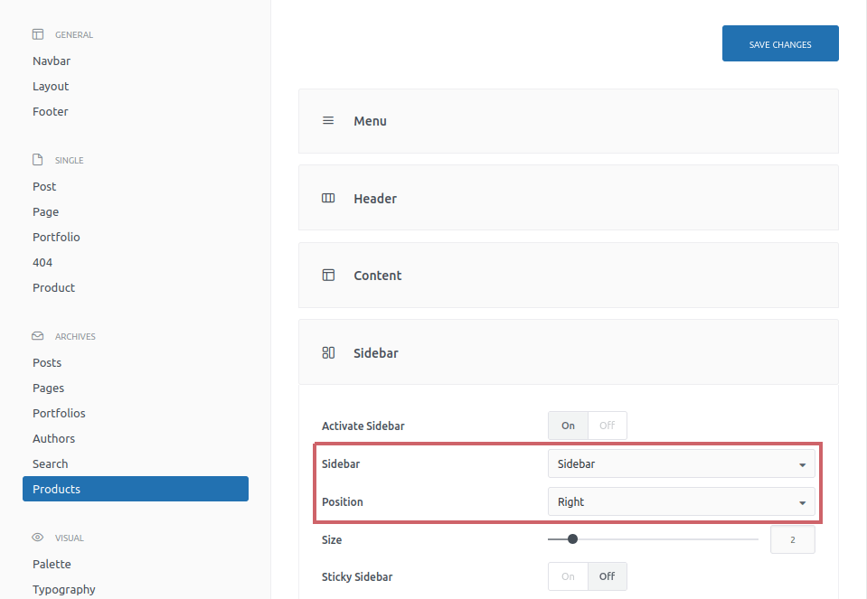 Enable WooCommerce sidebar in the Uncode theme