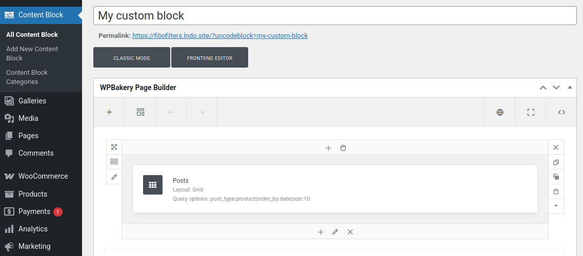 Compatibility with the Uncode WPBakery Posts element