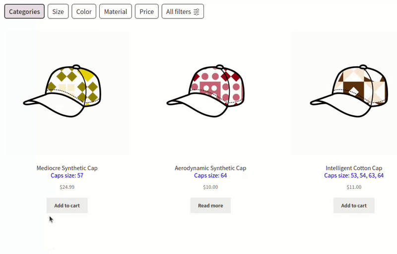 FiboFilters number range: discrete filtering