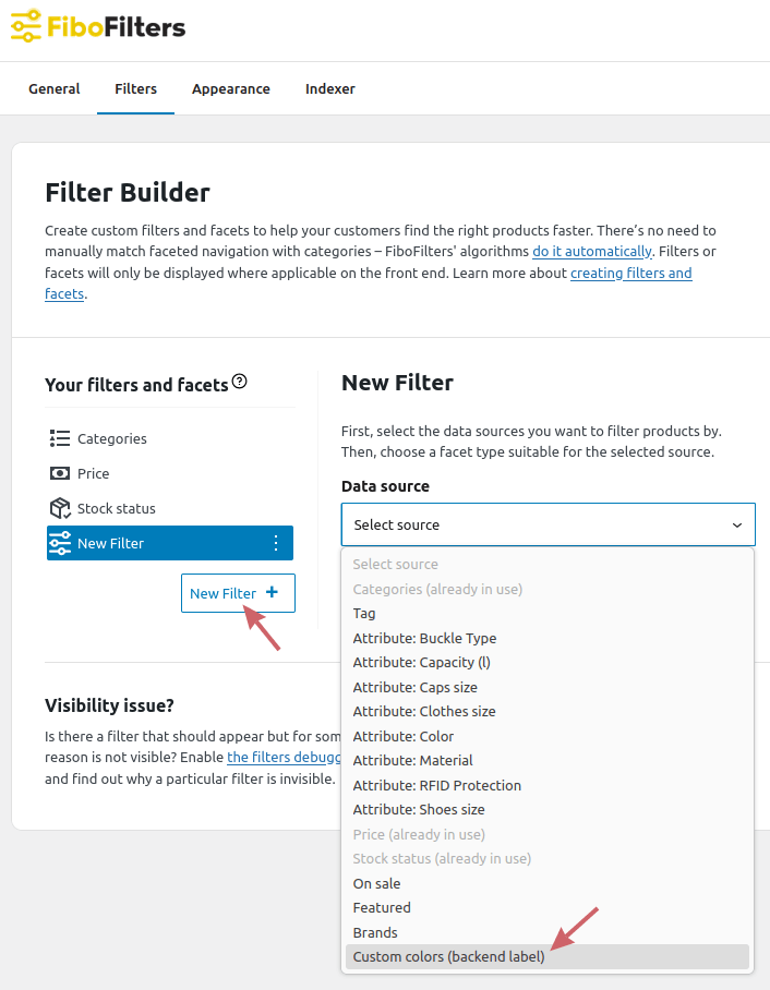 FiboFilters: computed color filter