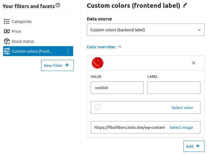FiboFilters: override image for computed color filter