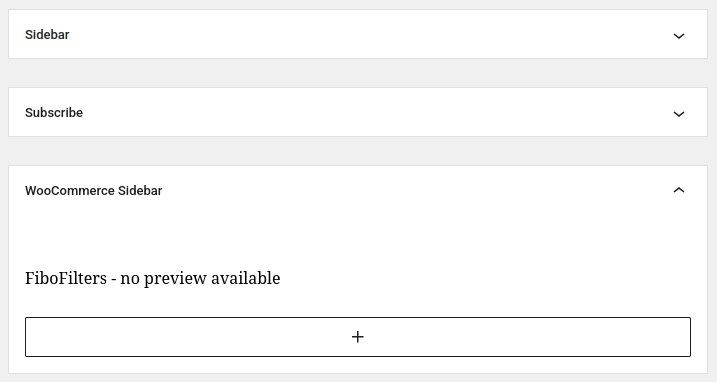 Add FiboFilters to Hestia shop sidebar