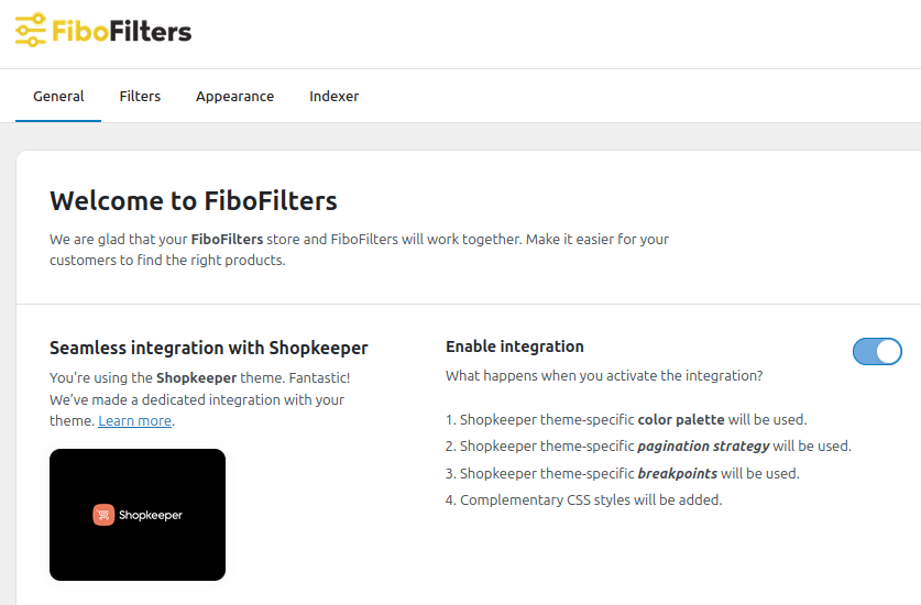 FiboFilters: enable integration with Shopkeeper theme
